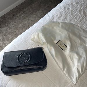 Gucci Soho Black Leather Crossbody